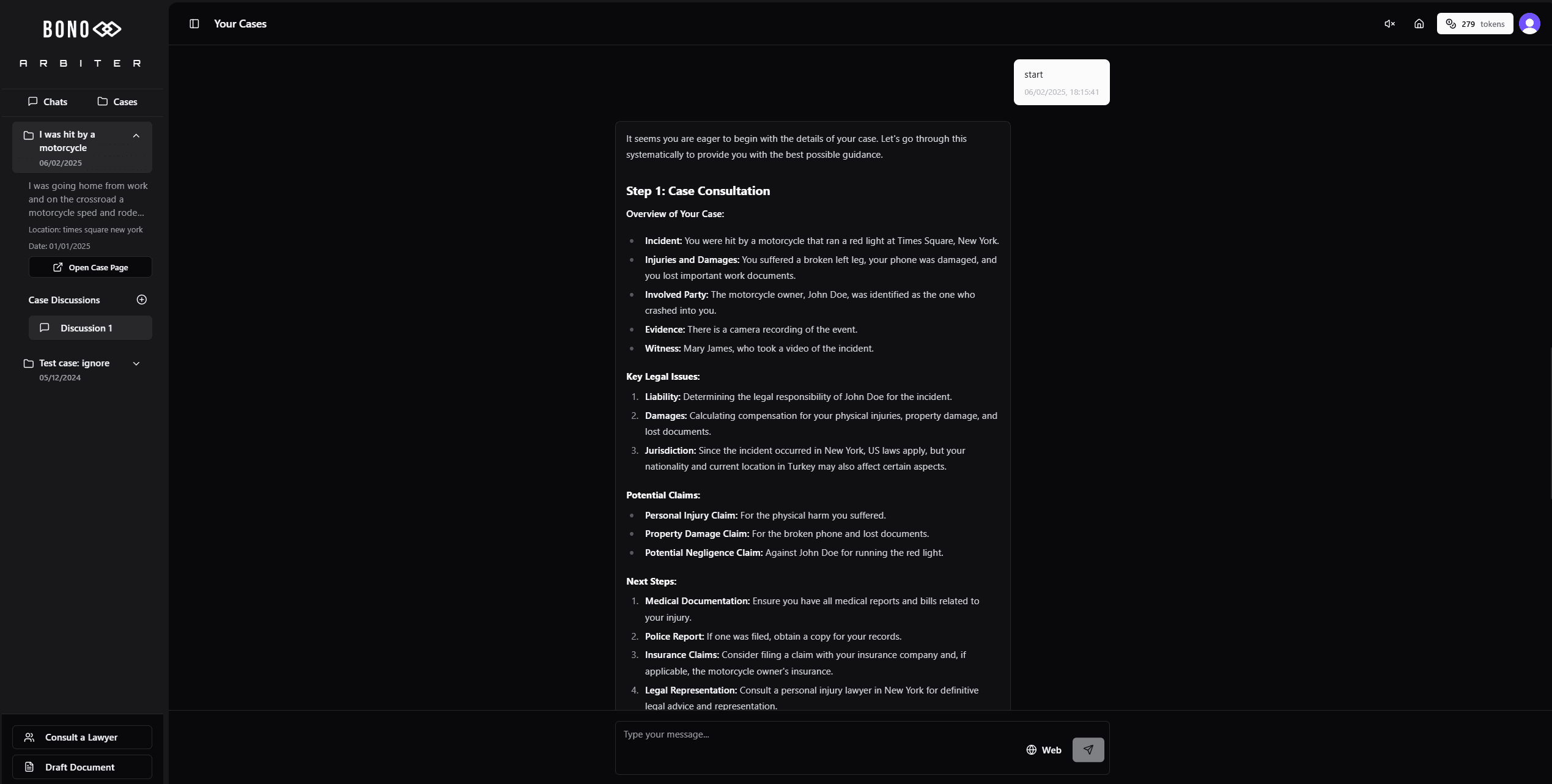 Consult with arbiter and get the best legal advice for your cases and questions. When Hightable launches arbiter will also connect you with the best lawyer FOR YOUR SPECIFIC CASE!