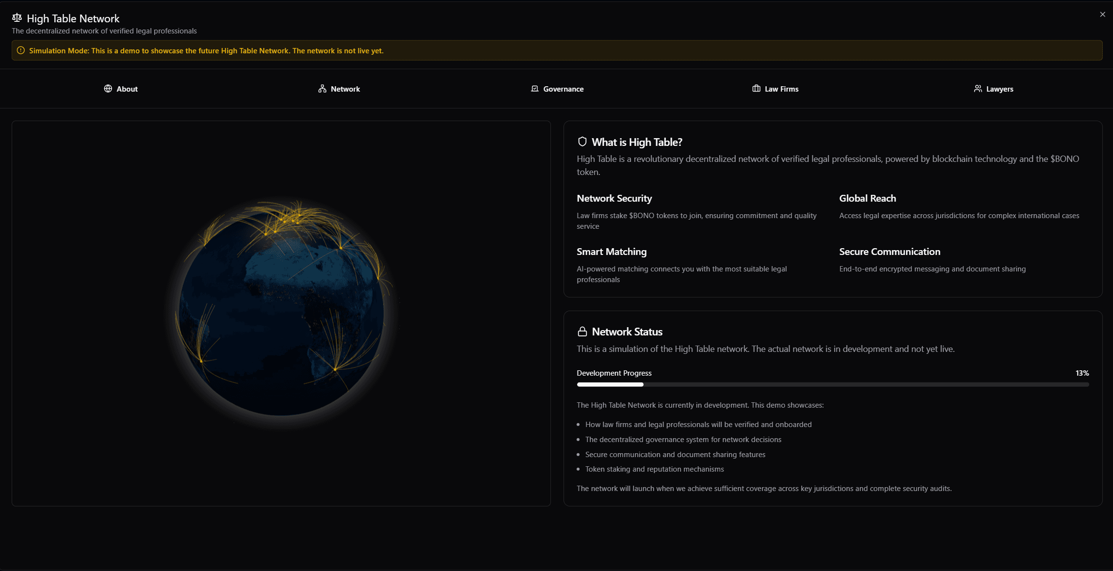 Hightable Page for when it launches.